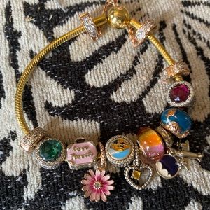 Pandora Bracelet With Charms